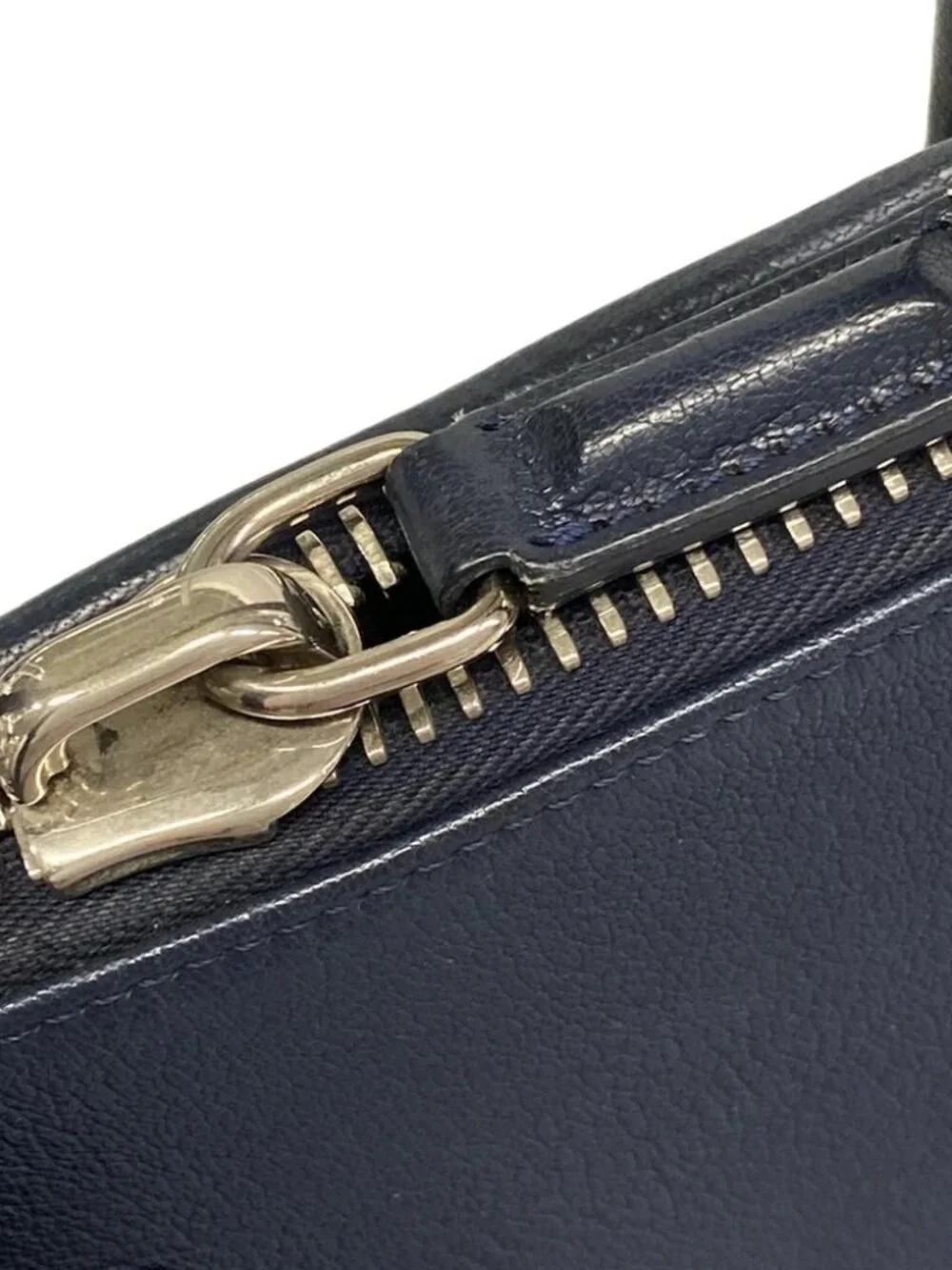 GIVENCHY Antigona Small Dark Navy Leather Shoulder Bag